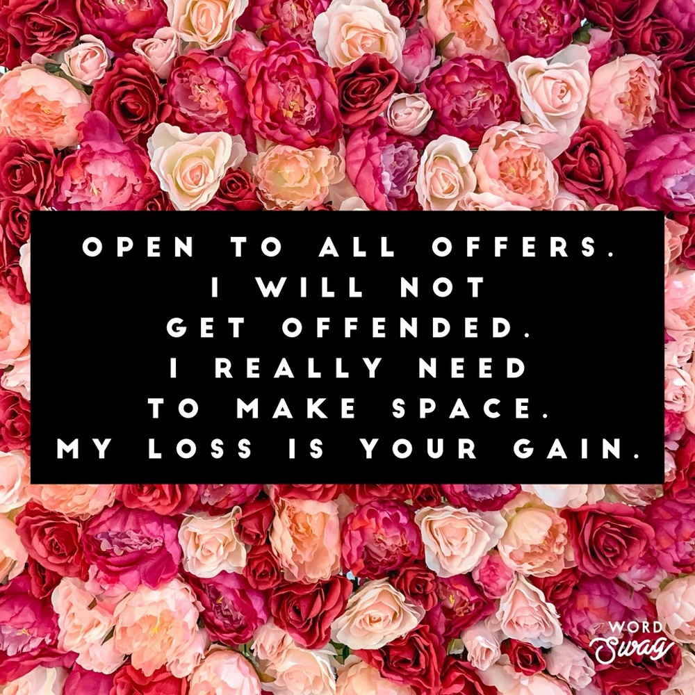 I will not get offended with offers, I am open to negotiation.